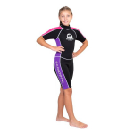 Vaiki&scaron;kas neopreninis hidrokostiumas Scorpena Shorty Junior 3mm, rožinis