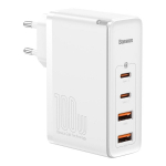 Greita įkroviklis GaN2 Pro USB USB-C QC PD 100W, baltas