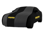 Automobilio uždangalas Momo 001, L dydis, juodas/pilkas