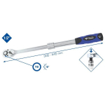 telescopic ratchet reversible 1/2&acute;&acute;, 460-600mm, Brilliant Tools