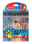 Flomasteriai ir spalvoti pie&scaron;tukai Maped ColorPeps Monster, 12vnt.+ 15vnt.