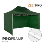 Prekybinė palapinė Zeltpro Proframe Žalia, 3x4,5