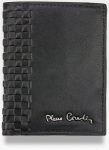 Odinė vyri&scaron;ka piniginė Pierre Cardin Tilak39 1813, juodos spalvos