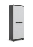 Spinta Linear Tall Cabinet juoda / pilka / tamsiai mėlyna