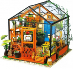 Medinė surenkama miniatiūra Robotime 3D Cathy's Flower House