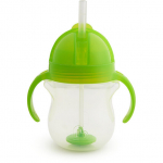 Buteliukas su &scaron;iaudeliu Munchkin Click Lock Tip & Sip, 207 ml, Green