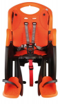 Galinė dviračio kėdutė Bellelli Tiger Clamp, juoda/oranžinė