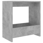 &Scaron;oninis staliukas, 50x26x50 cm, pilkas
