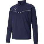 Vyri&scaron;kas džemperis Puma teamRISE 1 4 Zip Top Peacoat-Pu navy blue 657394 06