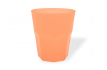 Plastikinės stiklinės MoodFood, oranžinės sp., 270 ml 20 vnt.