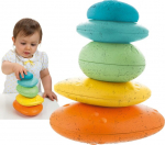 Akmenukų piramidė Chicco Stone Balance Eco+, daugiaspalvė