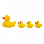 Akuku vonios žaislų rinkinys Ducks 4 vnt., A0162