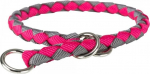 Trixie Cavo antkaklis pusiau smaug., S-M 35-41cm/12mm, fuksija/grafito