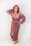 Plus size chalatas moterims