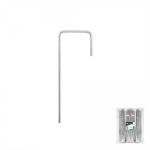 Metalinės smeigės Bradas "J" formos 3/15 cm, 50 vnt.
