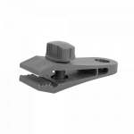 Tvirtinimo klipsai - spaustukai Bradas Bungee Cord Clips, reguliuojami, 50 vnt., gray