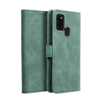 Dėklas telefonui Tender Book skirtas Samsung Galaxy A21s, žalia