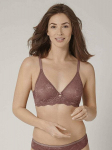 Nėriniuota mink&scaron;ta liemenėlė su lankeliais Triumph Amourette Charm W, rožinė