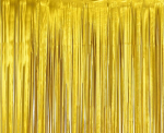 Dekoratyvinis ornamentas - užuolaida, 100 x 200 cm (spalva: matinis auksas) SH-KMZL