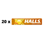 Ledinukai Halls Honey Lemon, medaus ir citrinų skonio, 33,5 g x 20 vnt.