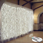 LED Kalėdinė užuolaida su 300 &scaron;viesos diodų, 3x3m