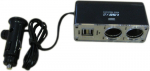 Skirstytuvas 2 lizdų 2 USB jungtys