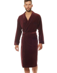 Chalatas vyrams L&L Arian Bordo, raudonas