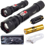 Žibintuvėlis Bailong Cree LED USB XML-L2-U2