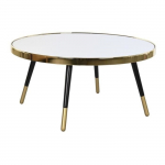 Kavos staliukas - Glam - Auksinis - Veidrodinis plienas - 82,5 cm