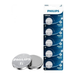 Ličio diskinė baterija Philips CR2032 3V. 5vnt.
