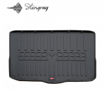 Guminis bagažinės kilimėlis RENAULT Kadjar 2015-&gt (lower trunk) black /6018021