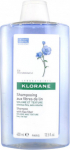 Apimties suteikiantis &scaron;ampūnas Klorane Volume and Texture Shampoo With Flax Fiber, 400ml