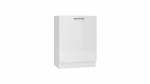 Pastatoma virtuvės spintelė kriauklei VITA WHITE ACRYLIC GLOSS/BI, balta