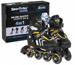 Riedučiai SporTrike Skates 4in1, geltoni