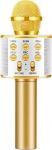 Belaidis karaoke mikrofonas WS-858 Gold
