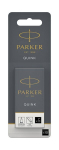 Plunksnakočio kapsulės Parker Quink, 1950206, juoda, 10 vnt.