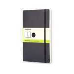 Moleskine Classic užra&scaron;ų knygutė L, mink&scaron;tais vir&scaron;eliais, juoda