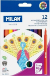 Ploni apvalūs žymekliai 12 spalvų Milan