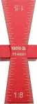 Yato Yt-44081 Medienos apdirbimo &scaron;ablonas "lakiuodegė"