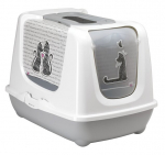 Tualetas katėms Yarro Moderna Trendy Cat in Love, 50x39x39 cm, balta