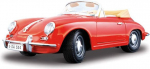 Porsche 356b Cabriolet Juodas 1:24 modelis
