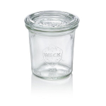 Weck stiklainiai su dangteliais, 140ml, 12 vnt.