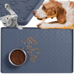 Neslystantis silikoninis pagrindas &scaron;unų ir kačių dubenims, 30x48 cm