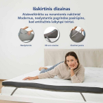 Antčiužinis MKS, 180x200 cm, pilkas/baltas