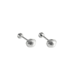 Sidabriniai auskarai moterims Sidabra Jewelry Helix Stones E036