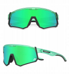 Dviratininkų akiniai Twinshield STW-C35, žali