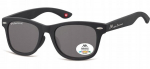 Akiniai nuo saulės vaikams Montana Nerd UV 400, juodi, Универсальный