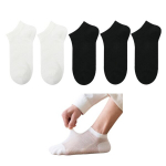 Kojinės unisex StrCloud, baltos/juodos, 5 poros