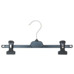 Pakabai kelnėms ir sijonams 33 cm, 100 vnt., juodi