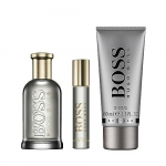 Kosmetikos rinkinys Hugo Boss Bottled EDP vyrams: kvapusis vanduo 100 ml + kvapusis vanduo 10 ml + du&scaron;o želė 100 ml